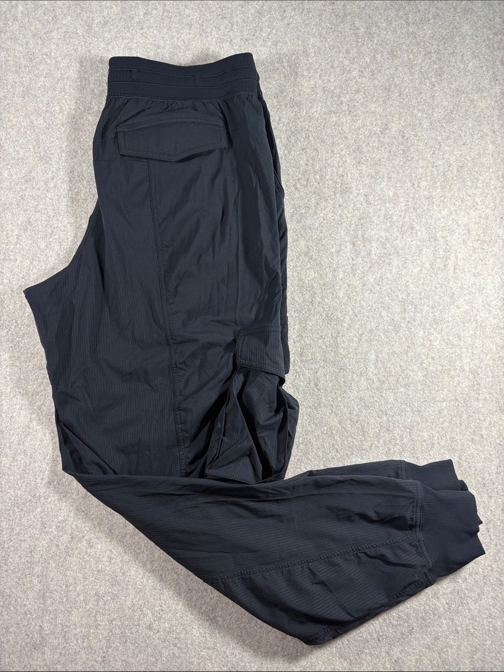 Lululemon Dance Studio Relaxed-Fit Mid-Rise Cargo Jogger Black Medium EUC